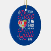 Quilting-Artikel Quiltieren von Stoffrollen Keramik Ornament (Rechts)