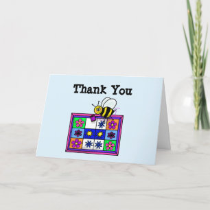 Quilting Bee Vielen Dank Karten zu individualisier