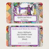 Quilting Business Card (Vorne & Hinten)
