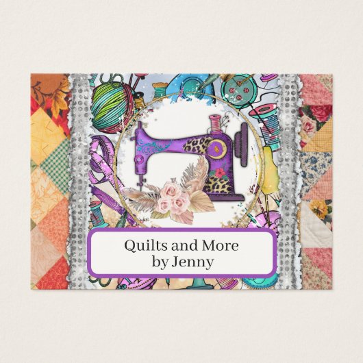 Quilting Business Card (Vorderseite)