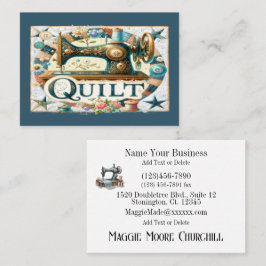 Quilting Business Card Visitenkarte