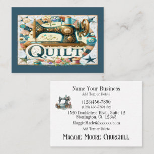 Quilting Business Card Visitenkarte