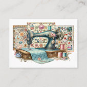 Quilting Business Card Visitenkarte (Vorderseite)