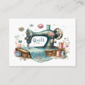 Quilting Business Card Visitenkarte (Vorderseite)
