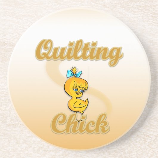 Quilting Chick Getränkeuntersetzer (Vorne)