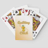 Quilting Chick Spielkarten (Rückseite)