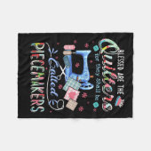 Quilting| Die Quote für sie wird aufgerufen Fleecedecke (Vorderseite (Horizontal))