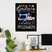 Quilting | Die Stilllegung für sie wird aufgerufen Poster (Heimbüro)