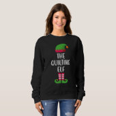 Quilting Elf Family Matching Group Christmas  Paja Sweatshirt (Vorne ganz)