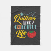 Quilting Fleecedecke (Vorderseite)