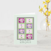 Quilting Friend Geburtstagskarte Karte (Gelbe Blume)