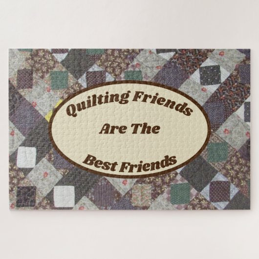 Quilting Friends Patchwork Gestaltungswerk Kunst F Puzzle (Horizontal)