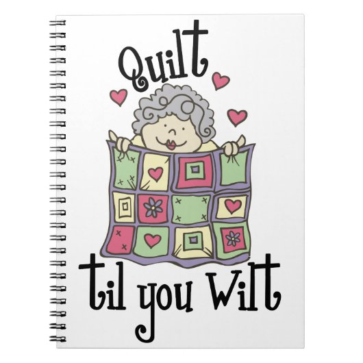 Quilting Granny Notizblock (Vorderseite)