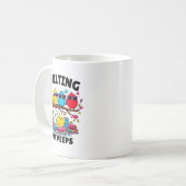 Quilting Hanging With My Funny Women Toddler Kids Kaffeetasse (Vorderseite Links)