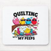 Quilting Hanging With My Funny Women Toddler Kids  Mousepad (Vorne)