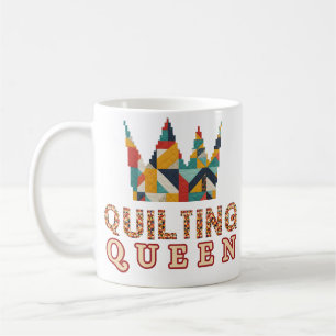 Quilting-Königin - Lustiger Quilter - Quilting-Lie Kaffeetasse