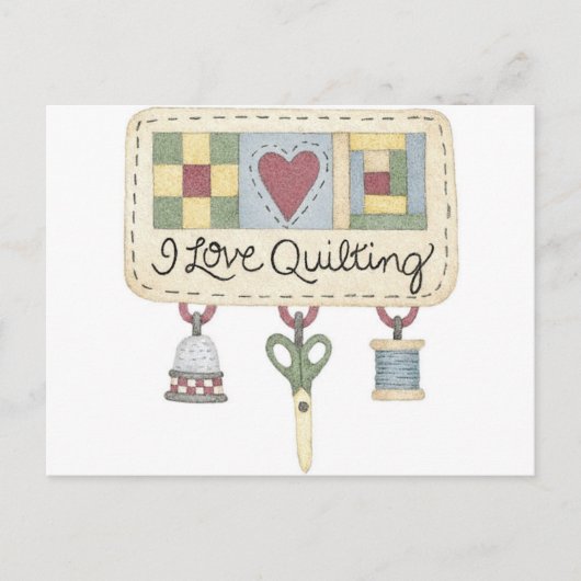 Quilting merchandise postkarte (Vorderseite)