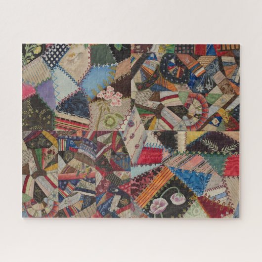 Quilting Patchwork - farbiges Collage Pattern Puzzle (Horizontal)