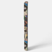 Quilting Patchwork - farbiges Collage Pattern Samsung Galaxy Hülle (Linke Seite)