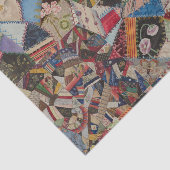 Quilting Patchwork - farbiges Collage Pattern Seidenpapier (Ausschnitt)