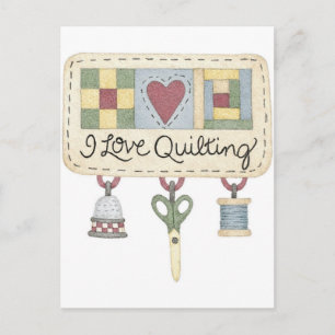 Quilting Postkarte