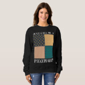Quilting Quilter Seamless call me a piece maker Sweatshirt (Vorne ganz)