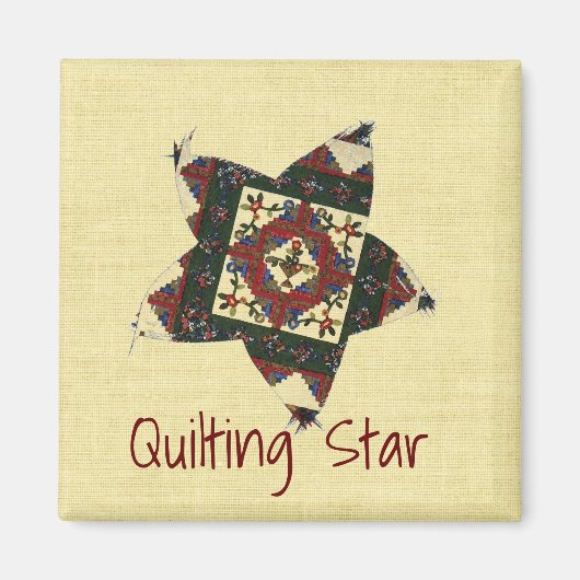 Quilting Star Magnet (Vorne)