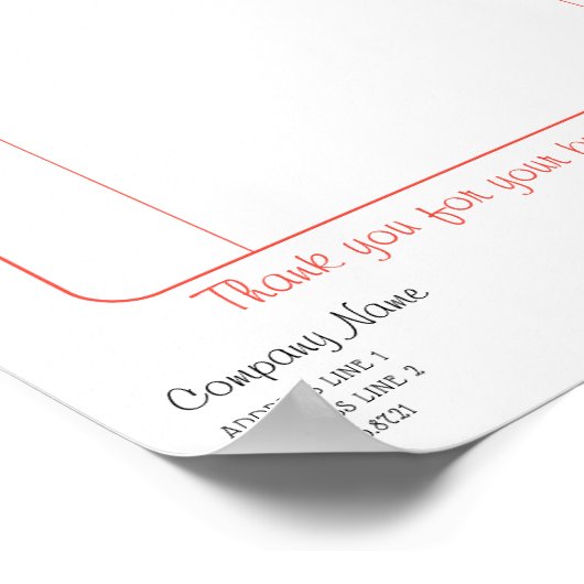 Quilting Tree Rechnung für Crafters Poster (Ecke)