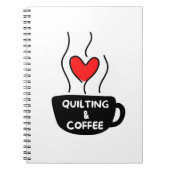 Quilting und Kaffee. Notizblock (Vorderseite)