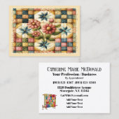 Quilting Visitenkarte (Vorne/Hinten)