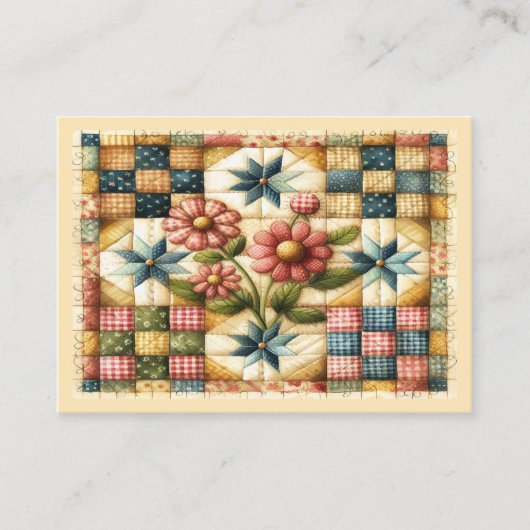 Quilting Visitenkarte (Vorderseite)