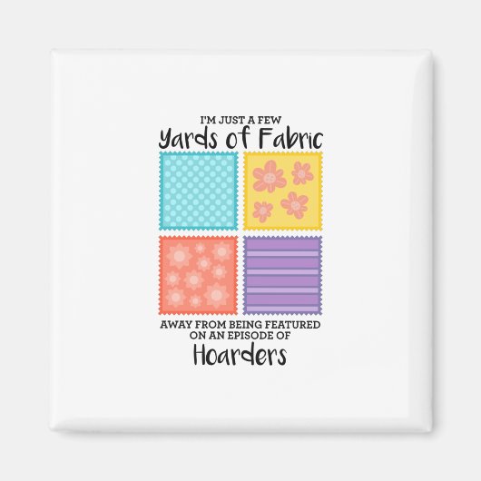 Quilting - Wenige Meter Stoff entfernt Magnet (Vorne)