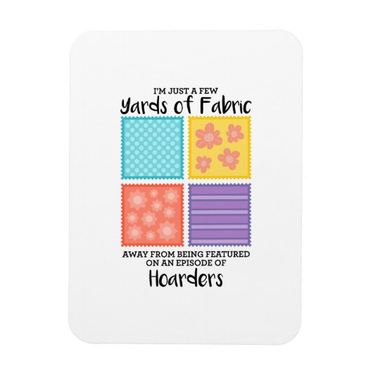 Quilting - Wenige Meter Stoff entfernt Magnet (Vertikal)