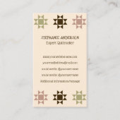Quiltmaker, Quilt für Business Amish Quilt Visitenkarte (Vorderseite)