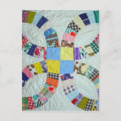 Quiltmuster Postkarte (Vorderseite)