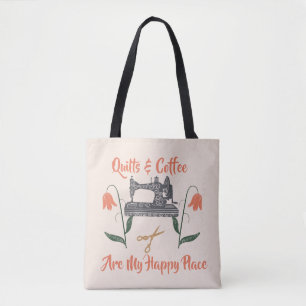 Quilts and Coffee Quilting-Enthusiastin Tasche