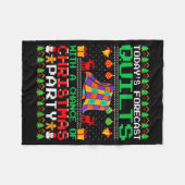 Quilts Christmas Party Quilts Quilting Christmas U Fleecedecke (Vorderseite (Horizontal))