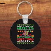 Quilts Christmas Party Quilts Quilting Christmas U Schlüsselanhänger (Vorderseite)