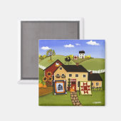 Quilts für Verkaufsmagnet Magnet (Vorderseite/Rückseite)