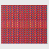 Quilts Herzen Geschenkpapier (Flach)