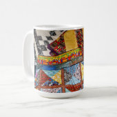Quilts und Quilting Kaffeetasse (Vorderseite Links)