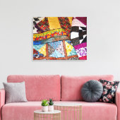 Quilts und Quilting Leinwanddruck (Insitu (Wohnzimmer))
