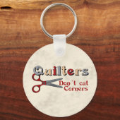 Quiltstellen Schlüsselanhänger (Vorderseite)