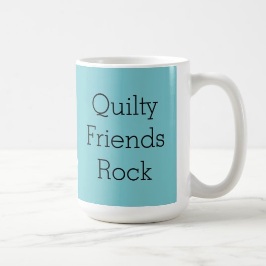 Quilty Freund-Felsengraphik-Tasse Kaffeetasse (Rechts)