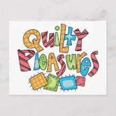 Quilty Pleasys Postkarte (Vorderseite)