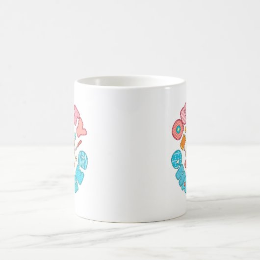 Quilty wie Charged Funny Quilover Kaffeetasse (Mittel)