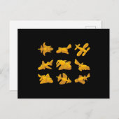 QUIMBAYA AIRPLANE Ancient Alien Theorist Quimbaya Postkarte (Vorne/Hinten)