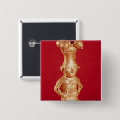 Quimbaya Behälter in der Form Button (Vorne & Hinten)