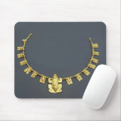 Quimbaya Halskette mit Fröschen, von Kolumbien Mousepad (Mit Mouse)