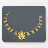 Quimbaya Halskette mit Fröschen, von Kolumbien Mousepad (Vorne)